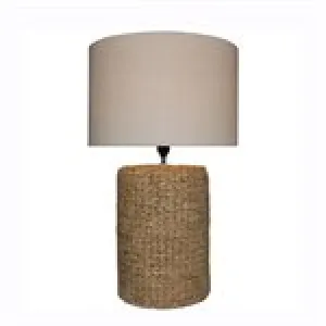 Decor - Concrete Base Lamp with Rope Design