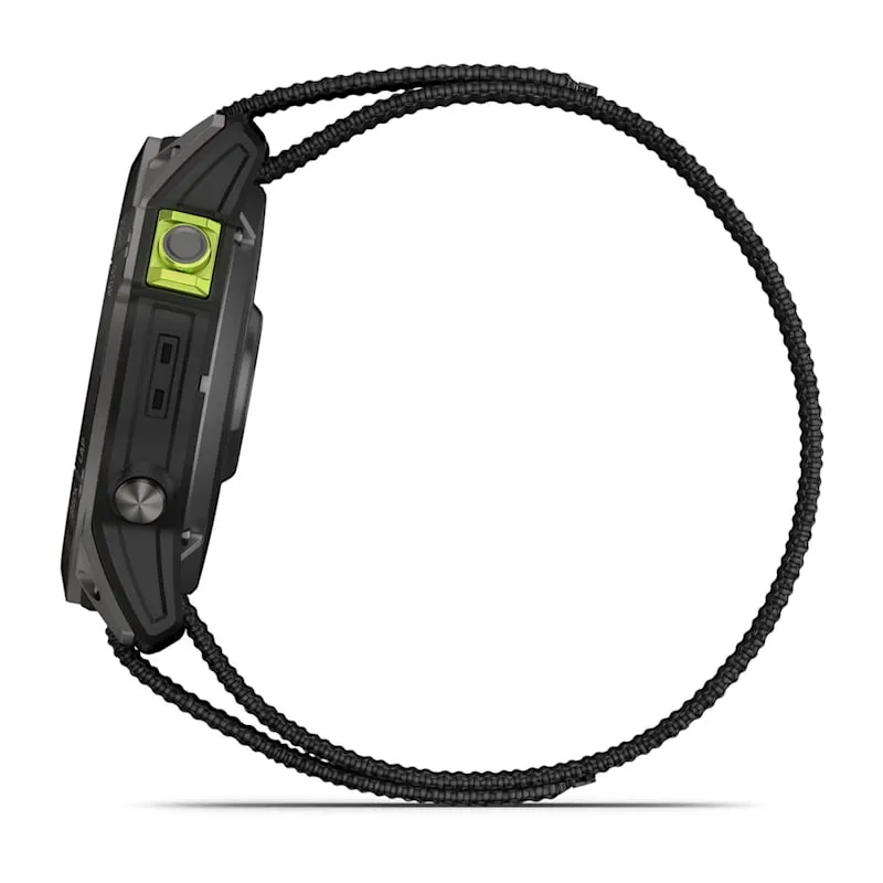 Garmin Enduro™ 2 Carbon Grey DLC Titanium with Black UltraFit Nylon Strap