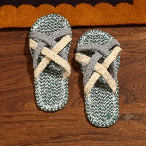 Hand Braided Cotton Stitched Home Slipper 02