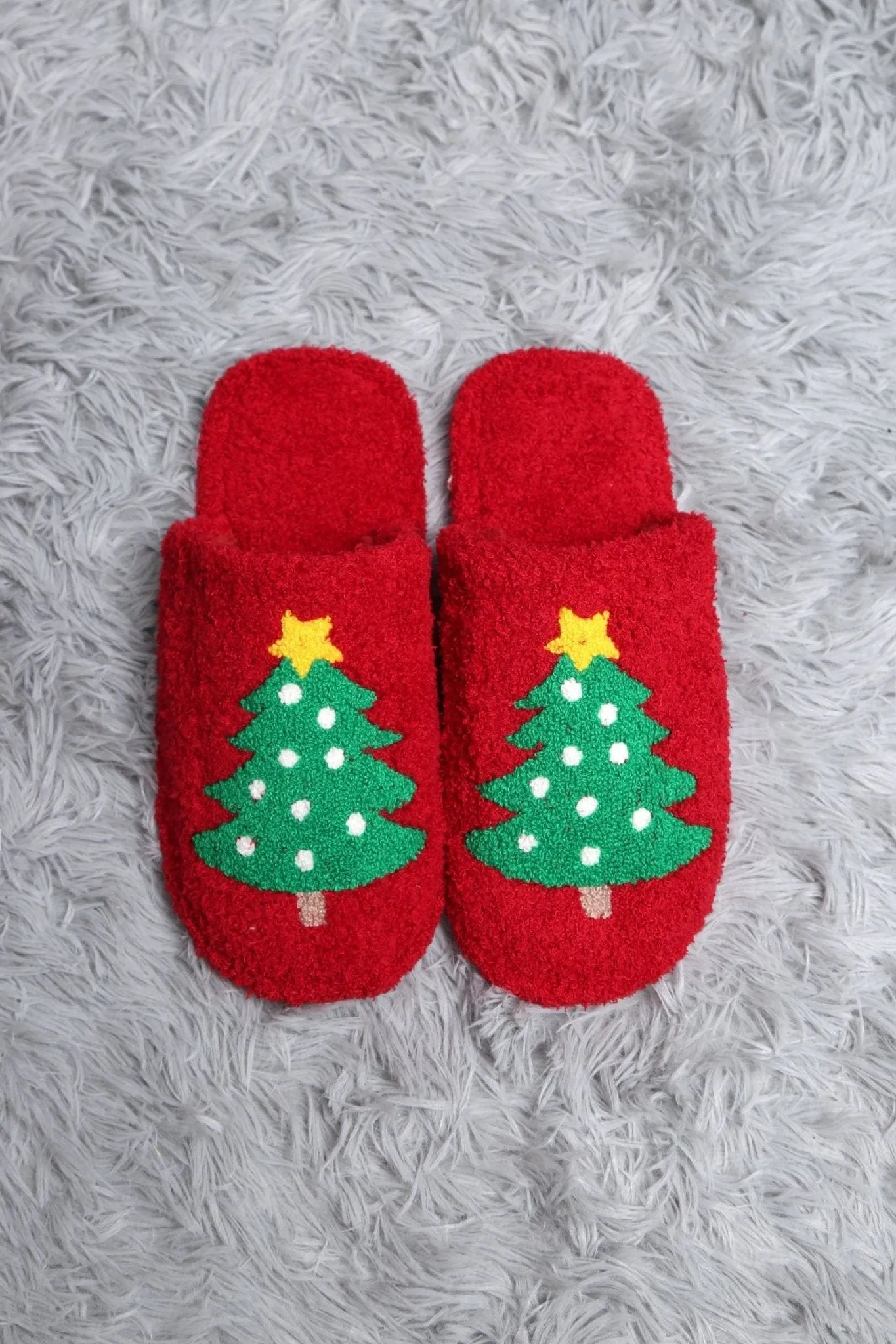 JCL4205-01 Super Lux Christmas Tree Slippers