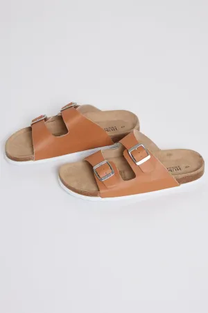 LYNX Leather Sandals - Tan