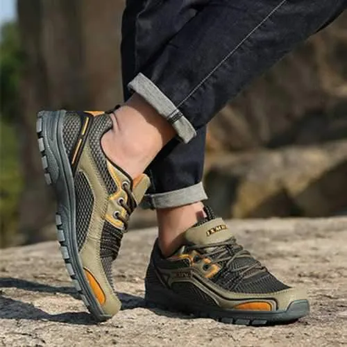 Men Wear Resistant Outsole Comfortable Outdoor Hiking Athletic Shoes