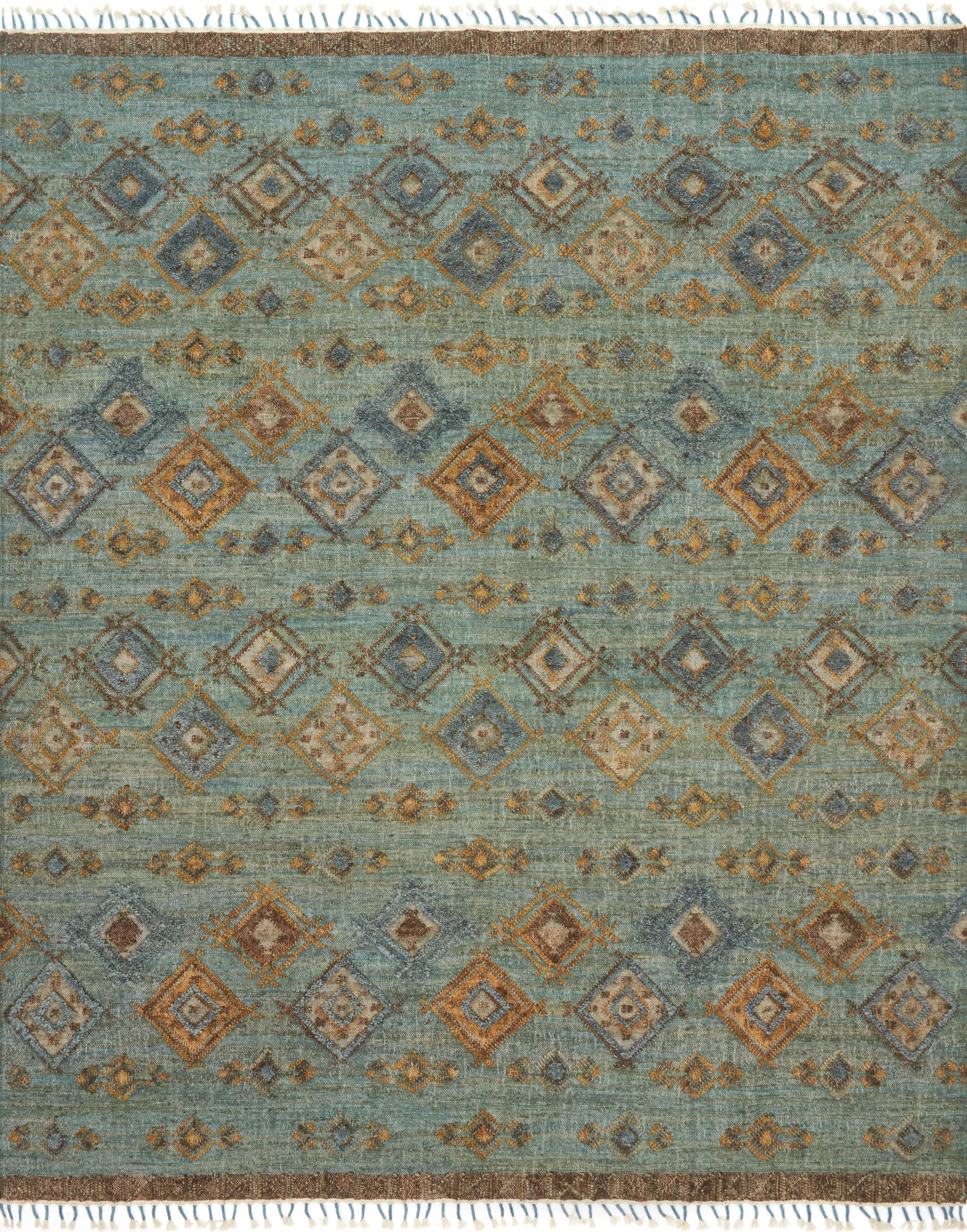 Owen Rug in Sea & Blue