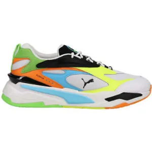 Puma Men's RS Fast Tropics Shoes - White / Black / Blue / Green / Yellow