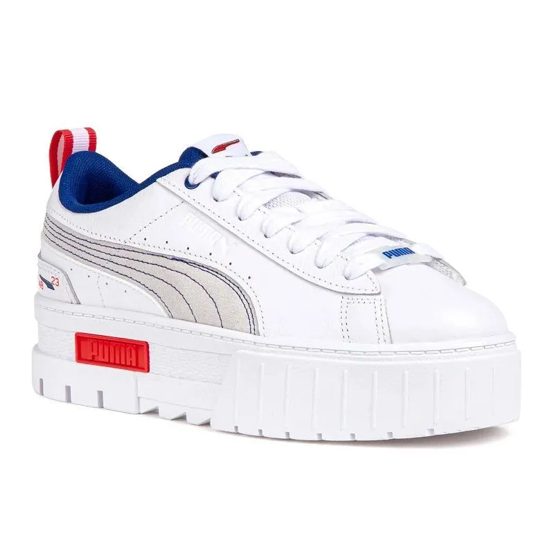 Puma Women's Mayze Generation Shoes - White / Royal Sapphire Blue