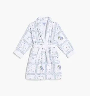 The Baby Hotel Robe - White Floral Patchwork