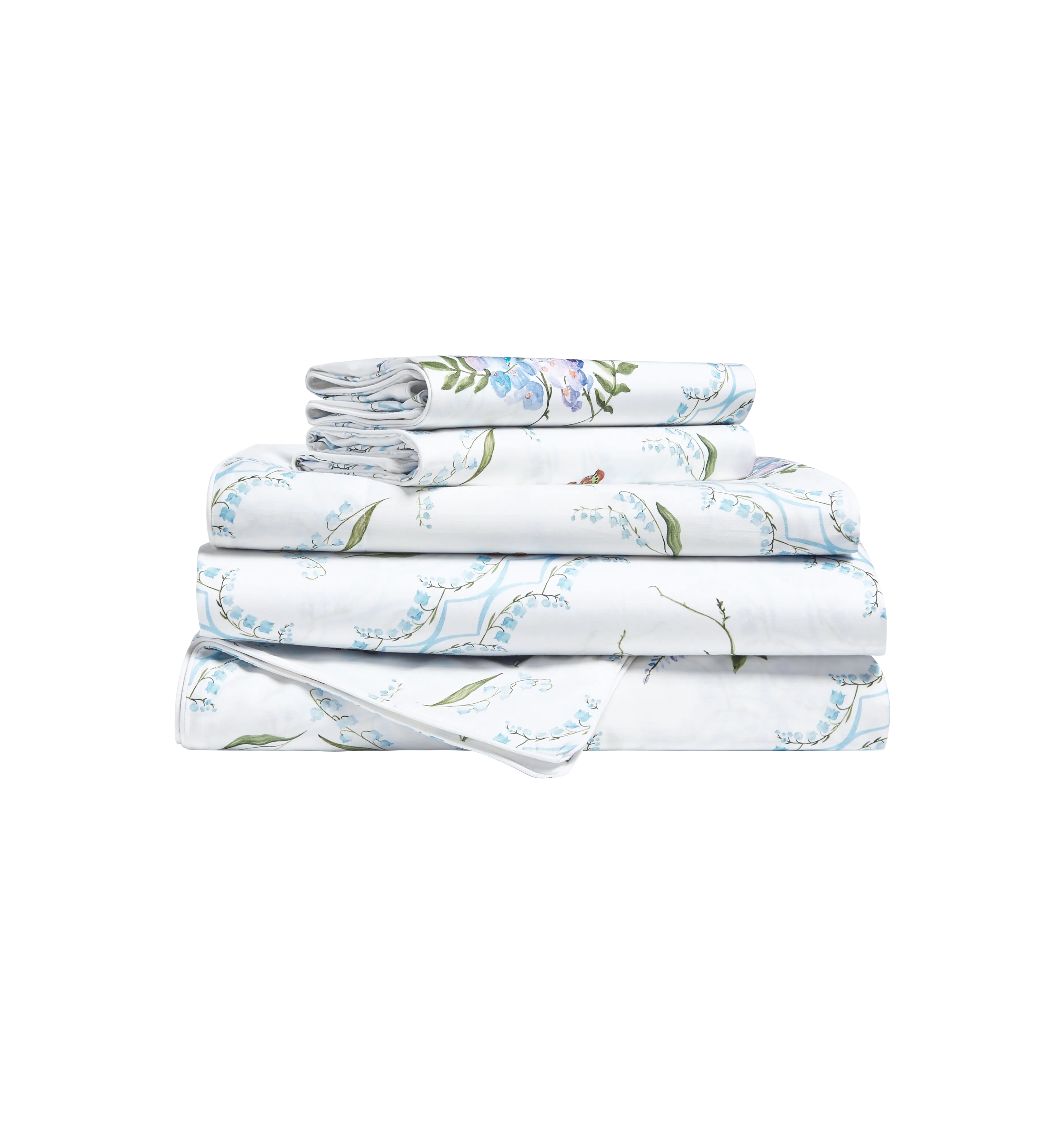 The Sheet Set - White Floral Patchwork